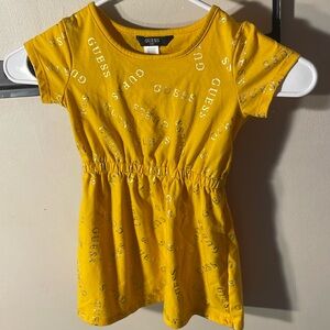Yellow Guess kids dress